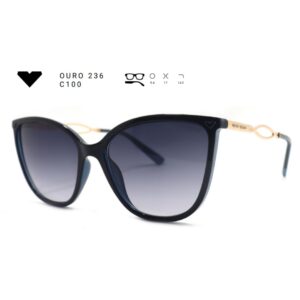 Óculos de Sol Vizzano Ouro 236 – Redondo com Proteção Lateral