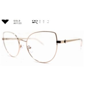 Óculos de Grau Vizzano E-Gold – Armação Aviador com Detalhe em Acetato
