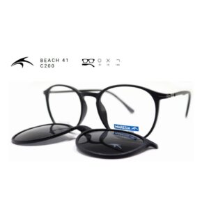 Óculos de Grau Maresia Beach – Clip-on Redondo Modern