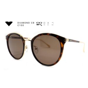 Óculos de Sol Vizzano Diamond CB – Redondo com Design Exclusivo