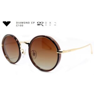 Óculos de Sol Vizzano Diamond CP – Gatinho Moderno em Acetato