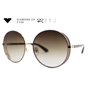 Óculos de Sol Vizzano Diamond CX – Gatinho Reto em Acetato
