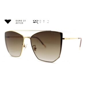 Óculos de Sol Vizzano Ouro 21 – Redondo Oversized Dourado
