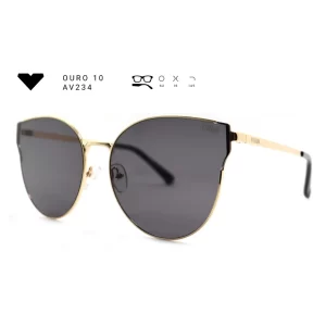 ouro 10 av234 armacao oculos de sol feminino milano vizzano otica vision dor aracaju