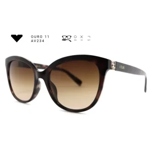 ouro 11 av234 armacao oculos de sol feminino milano vizzano otica vision dor aracaju