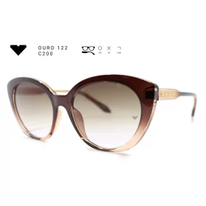 ouro 122 c200 armacao oculos de sol feminino milano vizzano otica vision dor aracaju