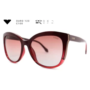 ouro 123 c100 armacao oculos de sol feminino milano vizzano otica vision dor aracaju