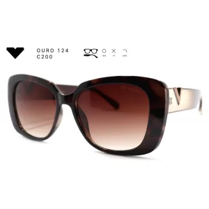 ouro 124 c200 armacao oculos de sol feminino milano vizzano otica vision dor aracaju