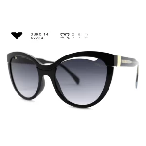 ouro 14 av234 armacao oculos de sol feminino milano vizzano otica vision dor aracaju