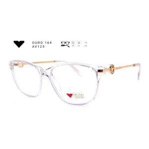 ouro 164 av123 armacao oculos de grau feminino milano vizzano otica vision dor aracaju