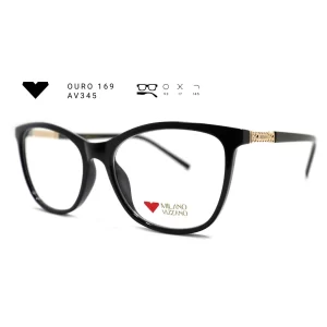 ouro 169 av345 armacao oculos de grau feminino milano vizzano otica vision dor aracaju