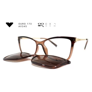 ouro 173 av345 armacao oculos de grau feminino milano vizzano otica vision dor aracaju