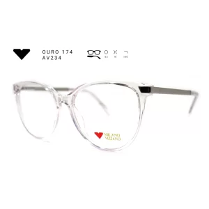ouro 174 av234 armacao oculos de grau feminino milano vizzano otica vision dor aracaju