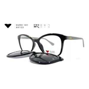 ouro 181 av123 armacao oculos de grau feminino milano vizzano otica vision dor aracaju