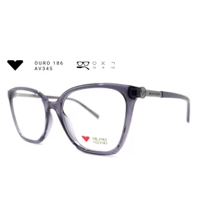 ouro 186 av345 armacao oculos de grau feminino milano vizzano otica vision dor aracaju