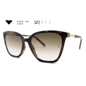 ouro 186 c200 armacao oculos de sol feminino milano vizzano otica vision dor aracaju