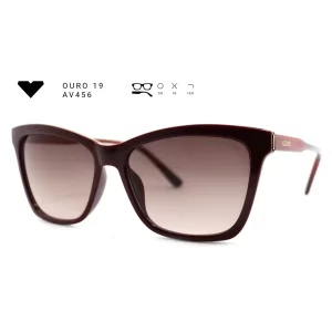ouro 19 av456 armacao oculos de sol feminino milano vizzano otica vision dor aracaju