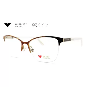 ouro 192 av345 armacao oculos de grau feminino milano vizzano otica vision dor aracaju