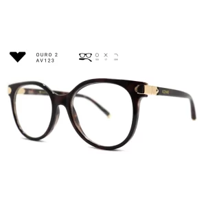 ouro 2 av123 armacao oculos de grau feminino milano vizzano otica vision dor aracaju