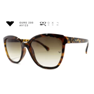 ouro 200 av123 armacao oculos de sol feminino milano vizzano otica vision dor aracaju