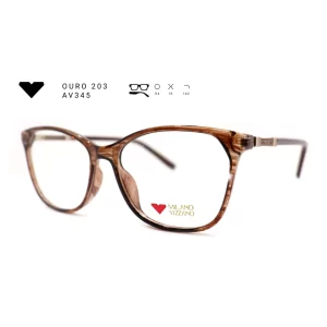 ouro 203 av345 armacao oculos de grau feminino milano vizzano otica vision dor aracaju