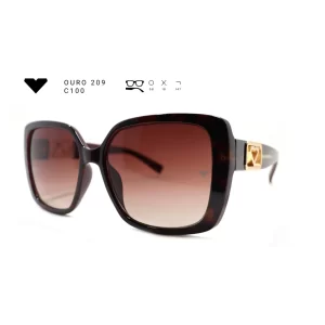 ouro 209 c100 armacao oculos de sol feminino milano vizzano otica vision dor aracaju