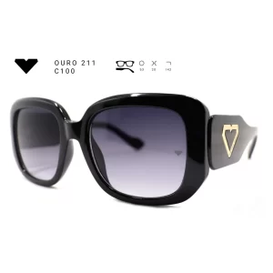 ouro 211 c100 armacao oculos de sol feminino milano vizzano otica vision dor aracaju
