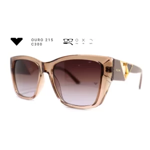 ouro 215 c300 armacao oculos de sol feminino milano vizzano otica vision dor aracaju