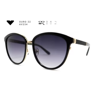 ouro 22 av234 armacao oculos de sol feminino milano vizzano otica vision dor aracaju