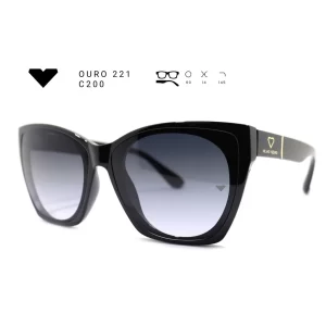 ouro 221 c200 armacao oculos de sol feminino milano vizzano otica vision dor aracaju