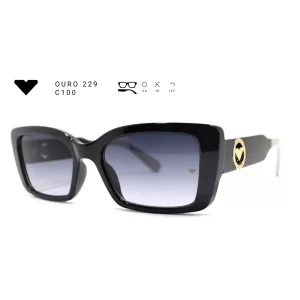 ouro 229 c100 armacao oculos de sol feminino milano vizzano otica vision dor aracaju