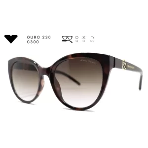 ouro 230 c300 armacao oculos de sol feminino milano vizzano otica vision dor aracaju