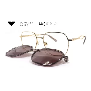 ouro 235 av123 armacao oculos de grau feminino milano vizzano otica vision dor aracaju
