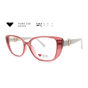 ouro 238 av234 armacao oculos de grau feminino milano vizzano otica vision dor aracaju