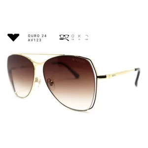 ouro 24 av123 armacao oculos de sol feminino milano vizzano otica vision dor aracaju