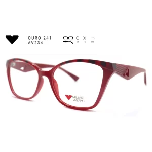 ouro 241 av234 armacao oculos de grau feminino milano vizzano otica vision dor aracaju