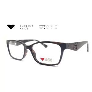 ouro 242 av123 armacao oculos de grau feminino milano vizzano otica vision dor aracaju