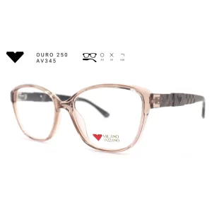 ouro 250 av345 armacao oculos de grau feminino milano vizzano otica vision dor aracaju