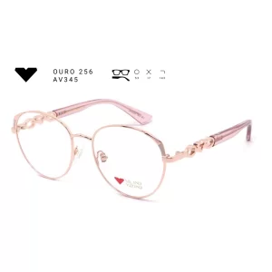 ouro 256 av345 armacao oculos de grau feminino milano vizzano otica vision dor aracaju