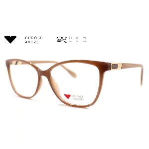 ouro 3 av123 armacao oculos de grau feminino milano vizzano otica vision dor aracaju