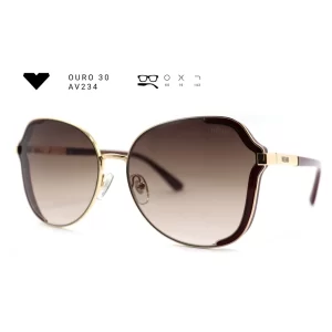 ouro 30 av234 armacao oculos de sol feminino milano vizzano otica vision dor aracaju