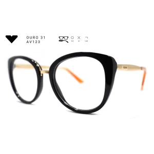 ouro 31 av123 armacao oculos de grau feminino milano vizzano otica vision dor aracaju