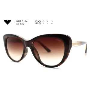 ouro 34 av123 armacao oculos de sol feminino milano vizzano otica vision dor aracaju