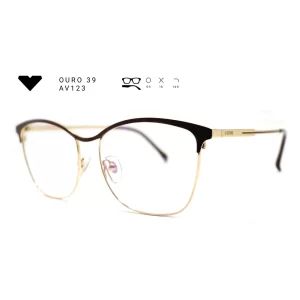 ouro 39 av123 armacao oculos de grau feminino milano vizzano otica vision dor aracaju