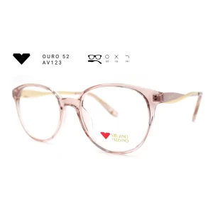 ouro 52 av123 armacao oculos de grau feminino milano vizzano otica vision dor aracaju