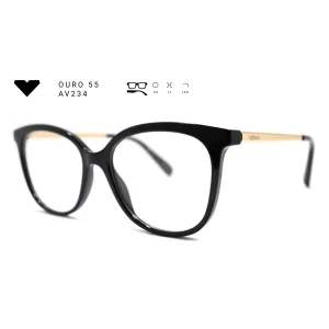 ouro 55 av234 armacao oculos de grau feminino milano vizzano otica vision dor aracaju