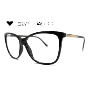 ouro 63 av345 armacao oculos de grau feminino milano vizzano otica vision dor aracaju
