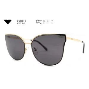 ouro 7 av234 armacao oculos de sol feminino milano vizzano otica vision dor aracaju