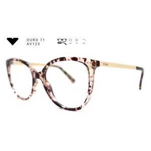 ouro 71 av123 armacao oculos de grau feminino milano vizzano otica vision dor aracaju