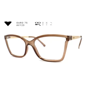 ouro 75 av123 armacao oculos de grau feminino milano vizzano otica vision dor aracaju